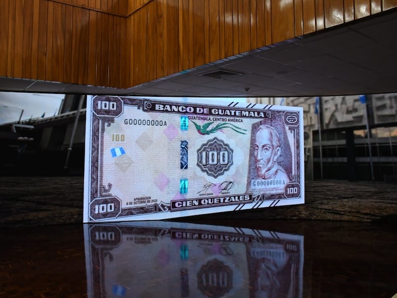 Así es el billete conmemorativo de Q100 que saldrá a circulación