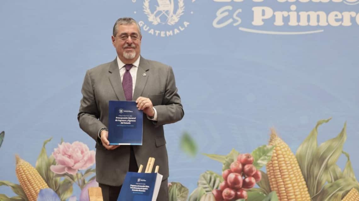 El presidente Bernardo Arévalo.