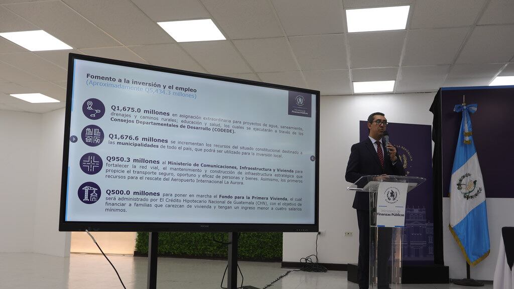 La ampliación presupuestaria estuvo a cargo del ministro de Finanzas, Jonathan Menkos.