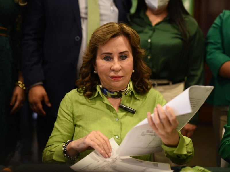 Sandra Torres: "La UNE ya es partido"