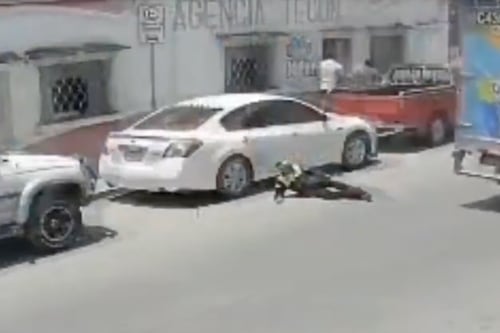 VIDEO. Captan ataque armado contra agente de PMT