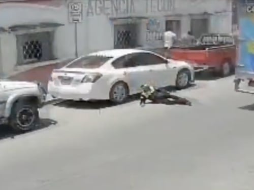 VIDEO. Captan ataque armado contra agente de PMT