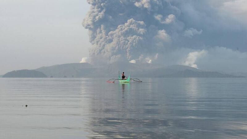 Filipinas, en estado de alerta por inminente erupción del volcán Taal