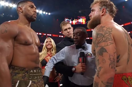 Así fue el brutal nocaut con el que Anthony Joshua derrotó a Jake Paul