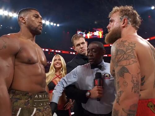 Así fue el brutal nocaut con el que Anthony Joshua derrotó a Jake Paul