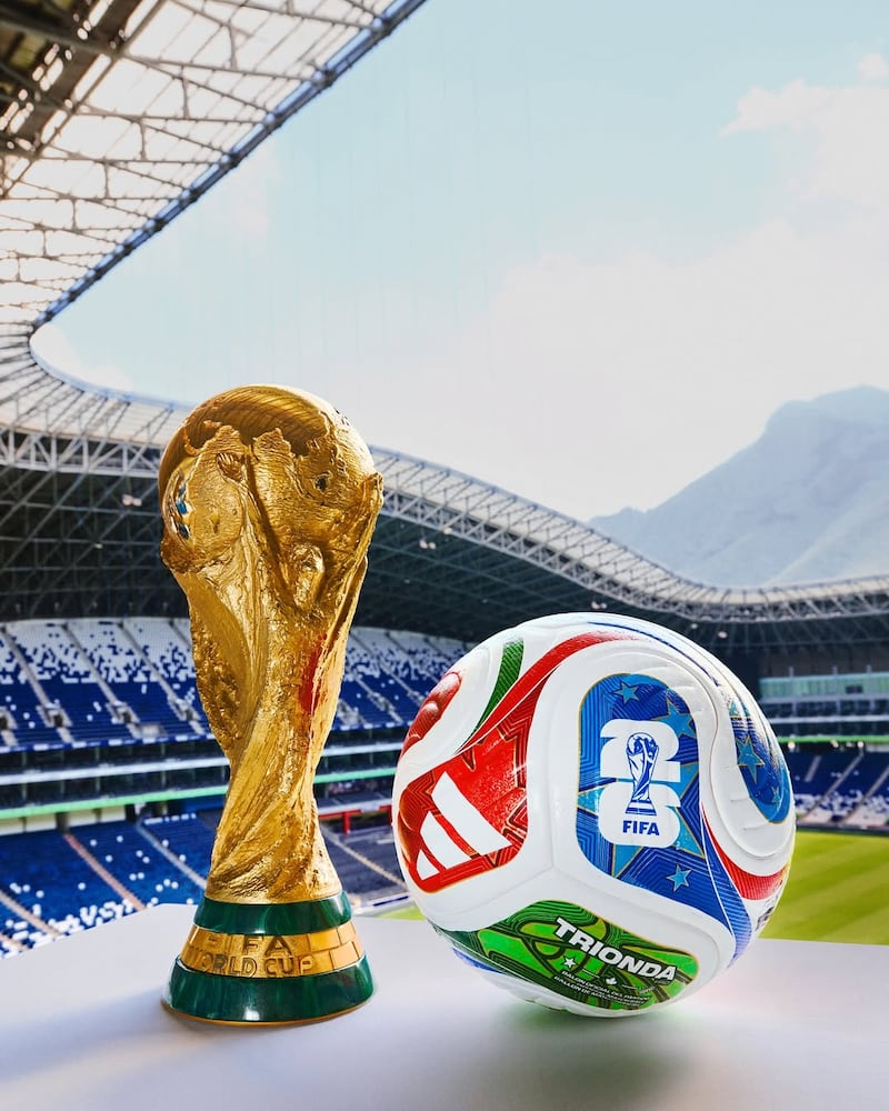 El balón oficial del Mundial 2026 fue presentado bajo el nombre Trionda.