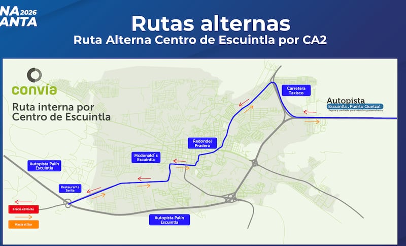 Ruta alterna 3 - desde Palín–Escuintla