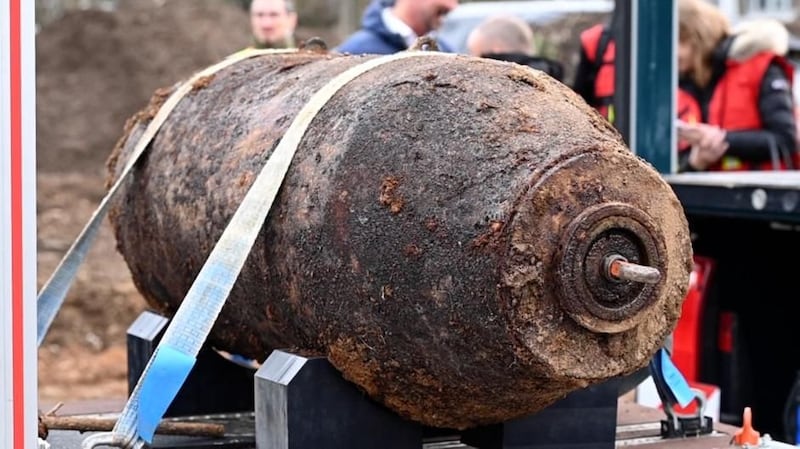 La bomba es de 250 kg. (Foto: Redes sociales)