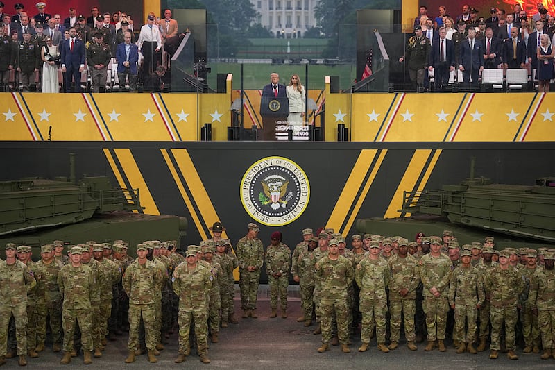 Desfile militar Trump
