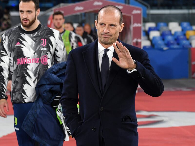 Allegri reacciona a la sanción de la Juventus: "Esto no cambia nada"