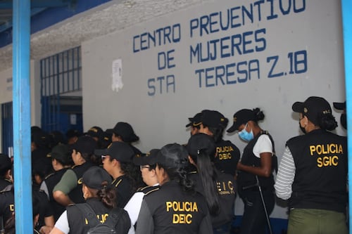 Sistema Penitenciario activa protocolos tras motín en Santa Teresa