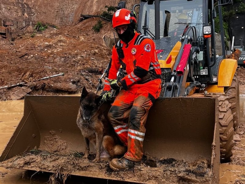 Muere “Roger”, el perrito rescatista que durante 11 años sirvió como héroe de los Bomberos Voluntarios
