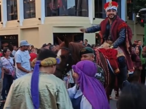 VIDEO. El “Rey Mago” que llamó la atención en la Sexta