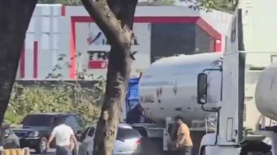 Conductor repele asalto contra transporte pesado. Foto: RRSS