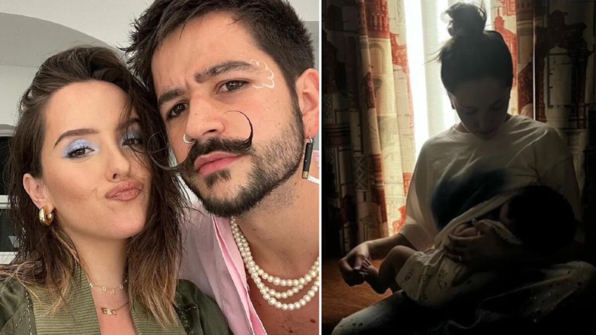 Camilo y Evaluna dejan ver a su hija Índigo en su primera Navidad