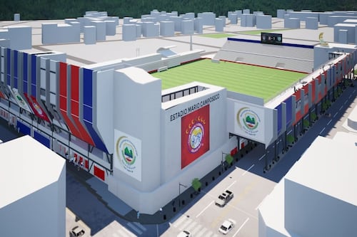 Municipalidad de Xela presenta proyecto de remodelación del estadio Mario Camposeco