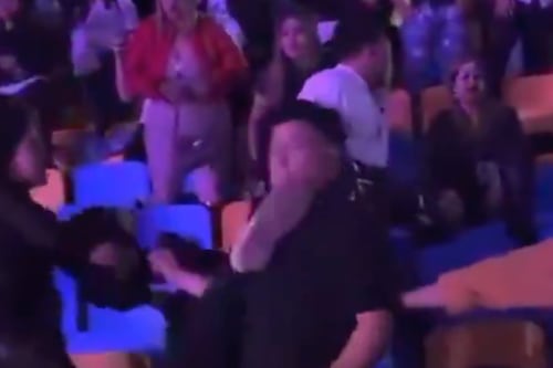 La pelea viral durante concierto de Grupo Firme en Honduras