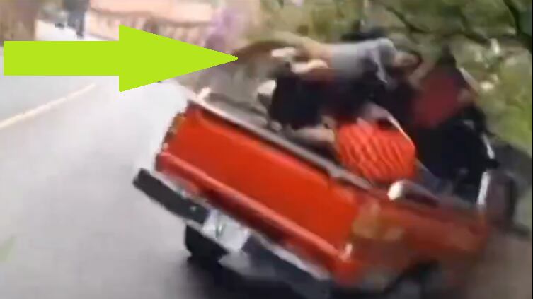 VIDEO. Pierde el control del vehículo y colisiona contra un muro en Sololá