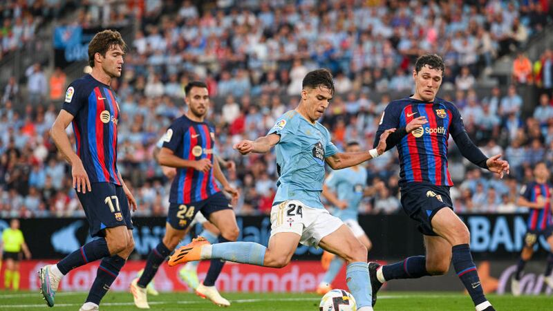 El Celta de Vigo salva la categoría derrotando al FC Barcelona en Balaídos