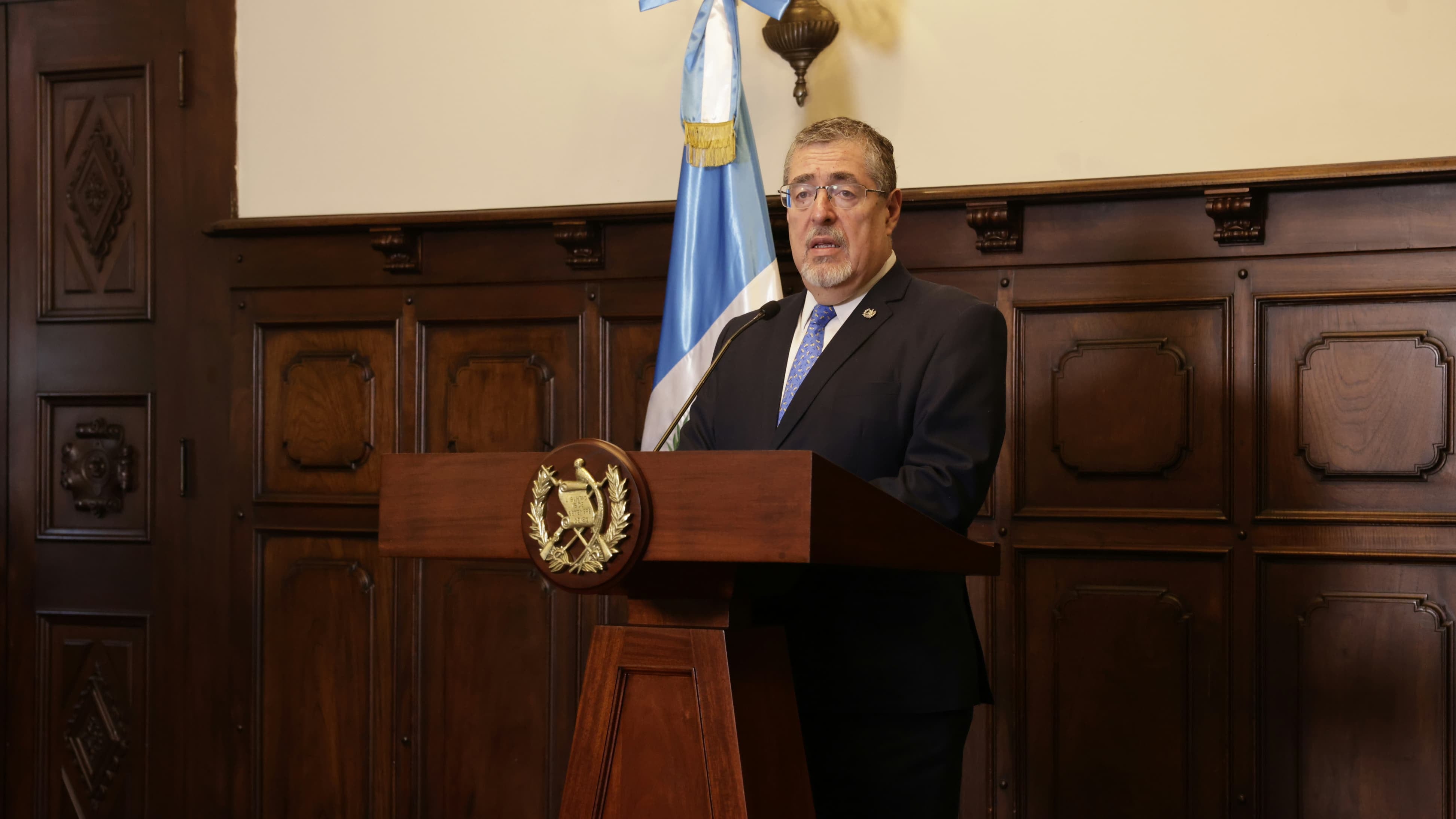 El presidente Bernardo Arévalo