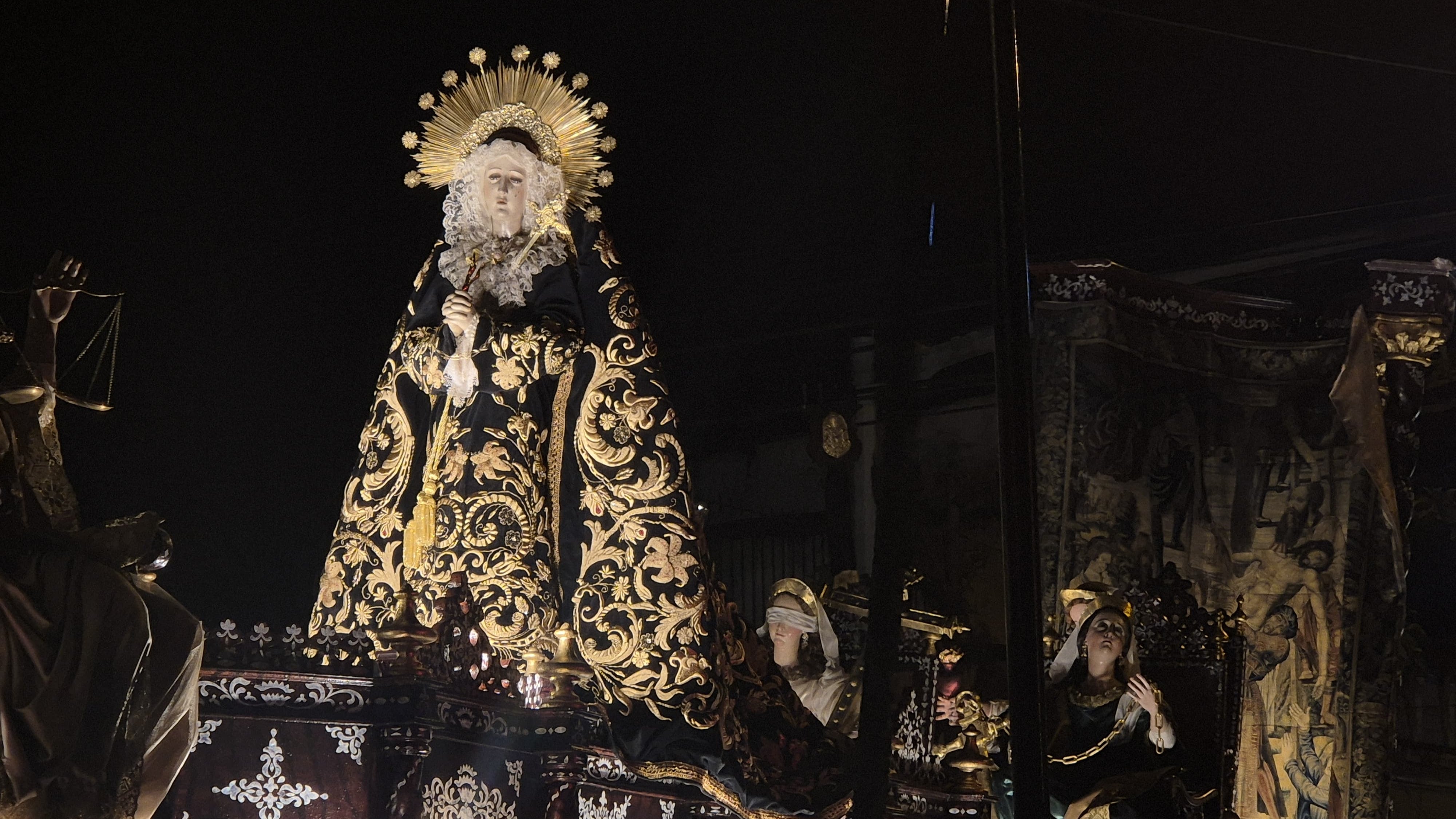 Virgen de Soledad del Temblo de Santo Domingo. Foto: Roxana Tocay/Publinews