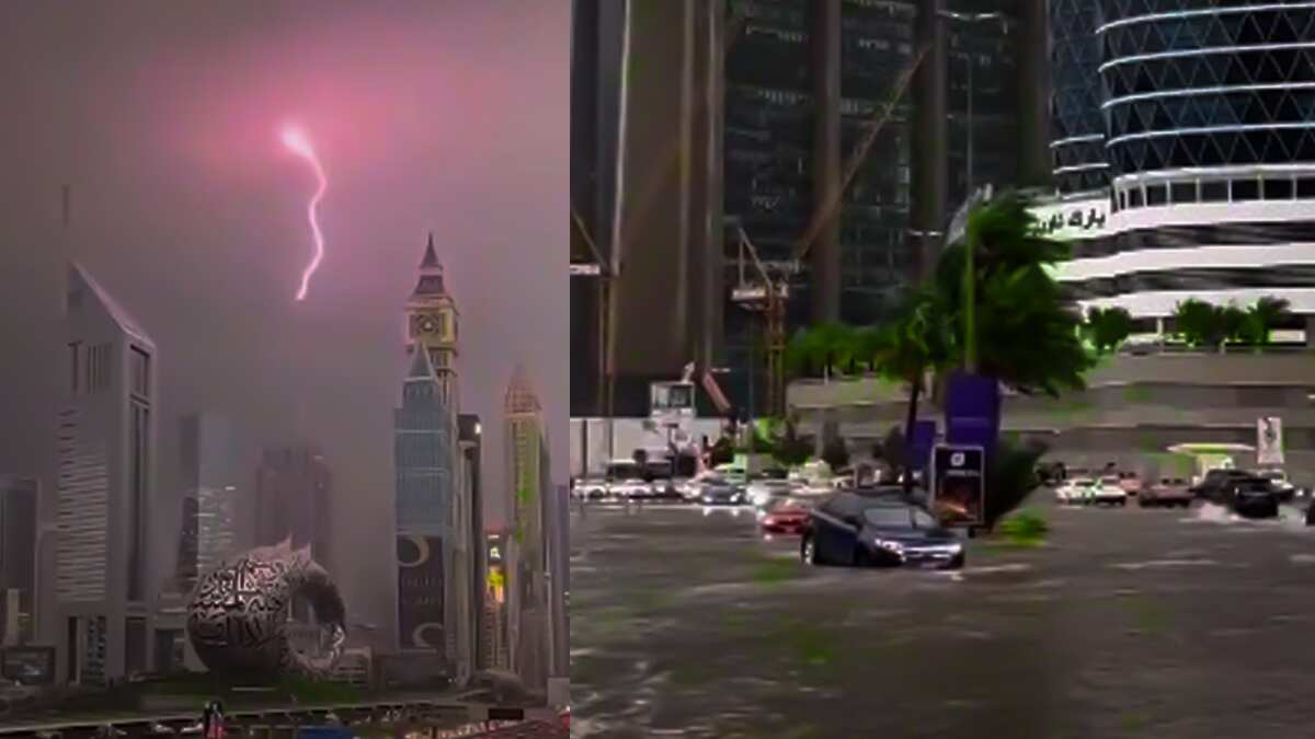 Tormenta en Dubai