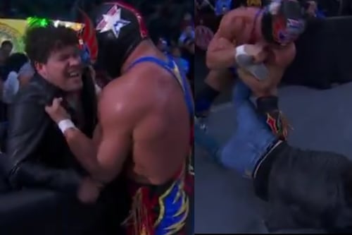 Escándalo en lucha libre: atacan a Ojitos de Huevo en plena función y generan furia en redes
