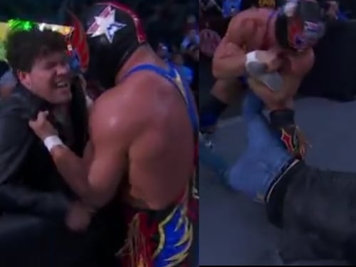 Escándalo en lucha libre: atacan a Ojitos de Huevo en plena función y generan furia en redes