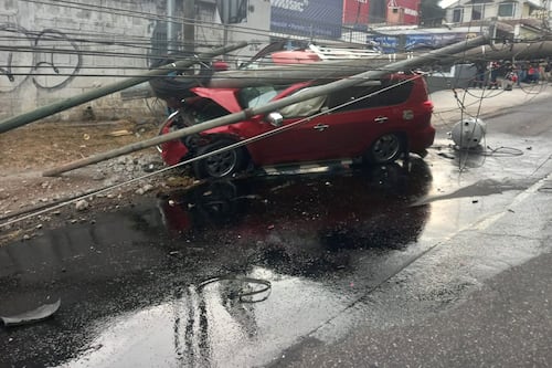Bloqueo total en Bulevar San Cristóbal por fuerte accidente de tránsito
