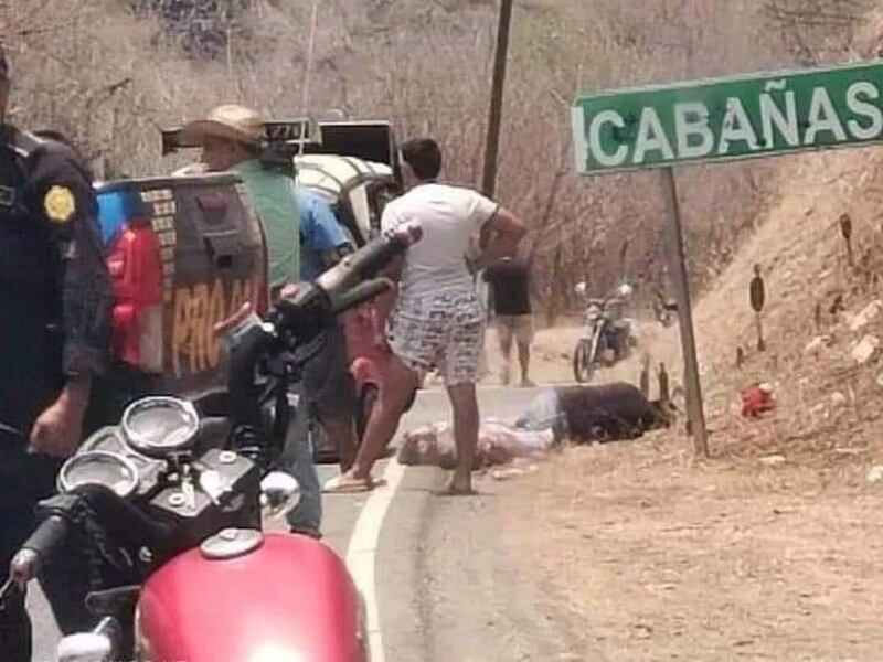 Conductor y tres pasajeros de mototaxi fueron atacados en El Jícaro, El Progreso