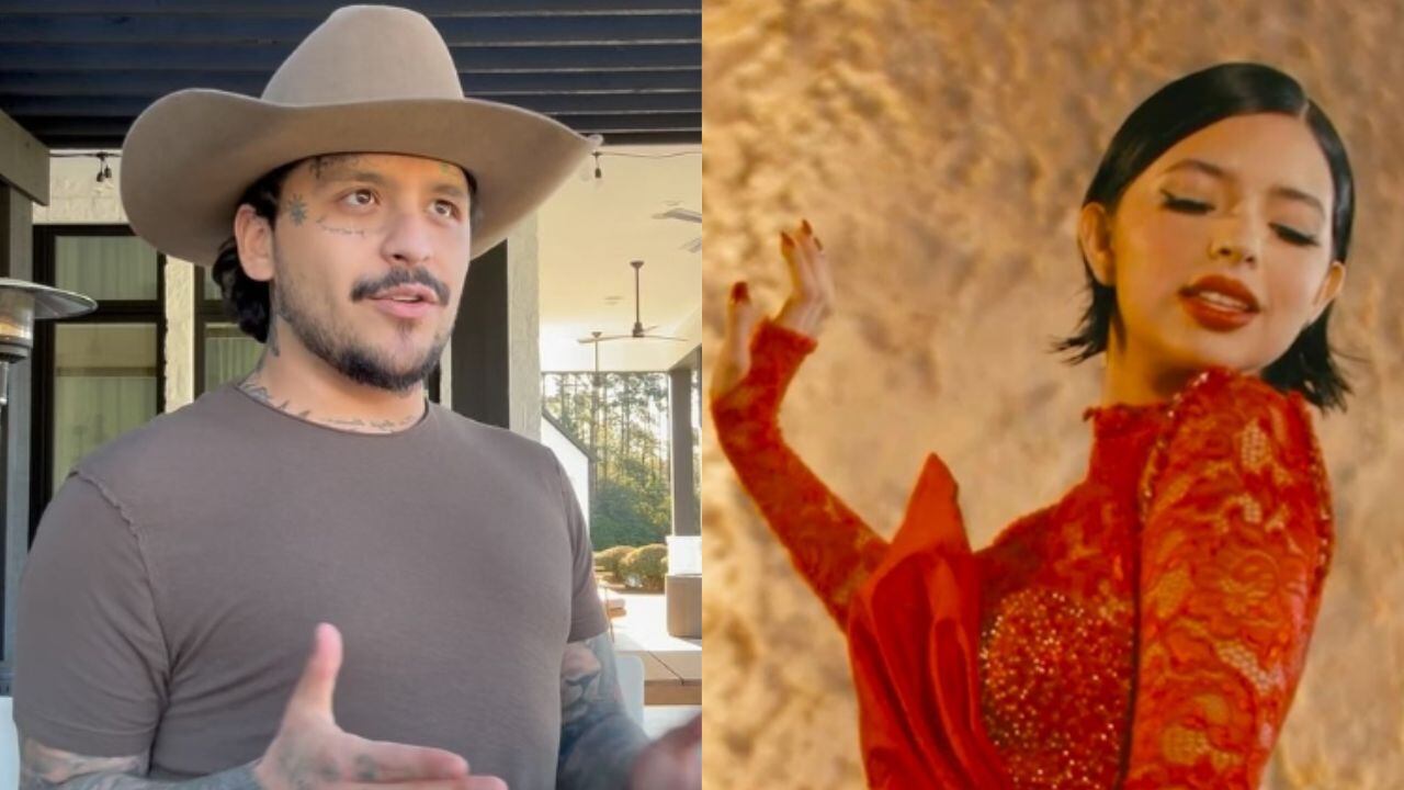 Christian Nodal y Ángela Aguilar