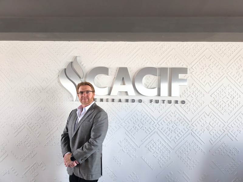 Charles Bland, presidente del Cacif. Foto: Wilson Cuyuch