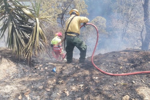 Fuego amenaza viviendas en Chinautla: incendio forestal activo pese a reporte de 90% controlado