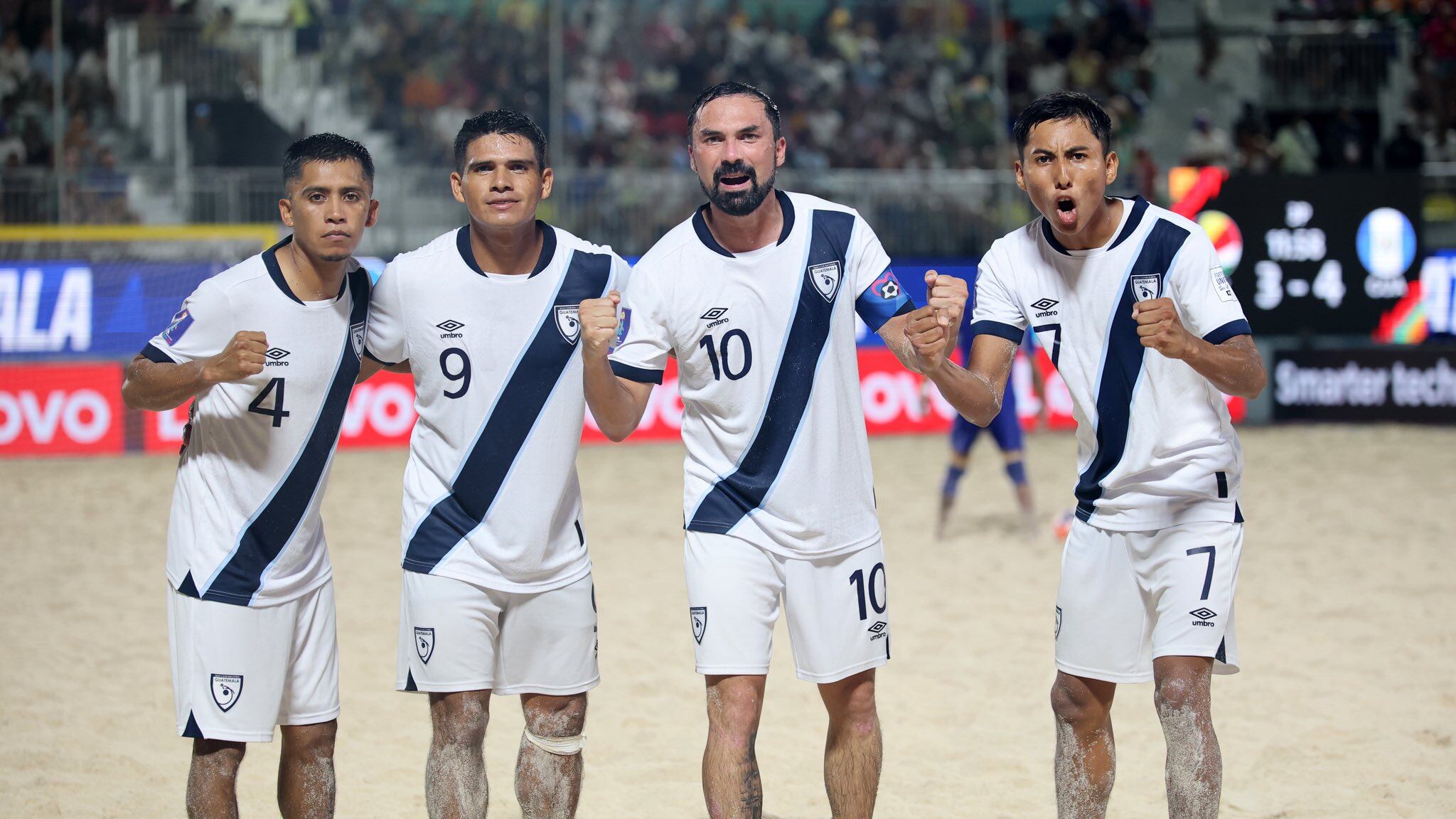 Guatemala derrotó 4-3 a Seychelles en el Mundial de Futbol Playa.