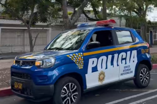 El Gobierno de Guatemala recurre al humor para la presentación de las nuevas patrullas de la PNC