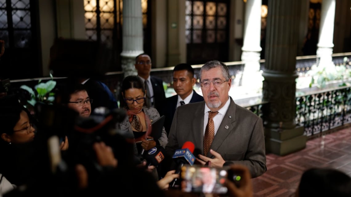 El presidente Bernardo Arévalo.