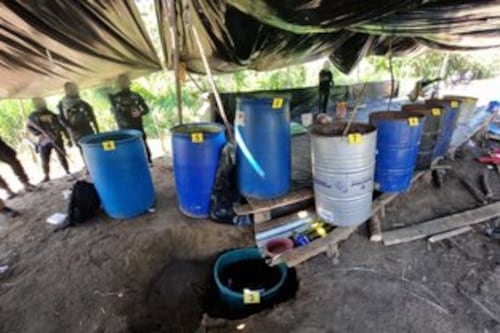 Encuentran un narcolaboratorio en Izabal