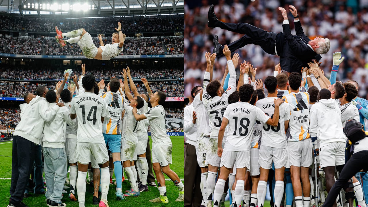 Despedida de Luka Modric y Carlo Ancelotti