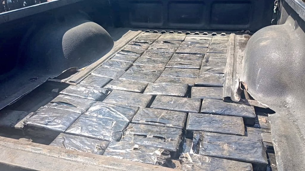 Posible cargamento de droga. Foto: PNC