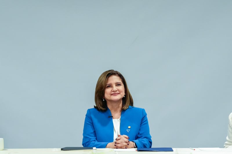 Karin Herrera durante un evento oficial.