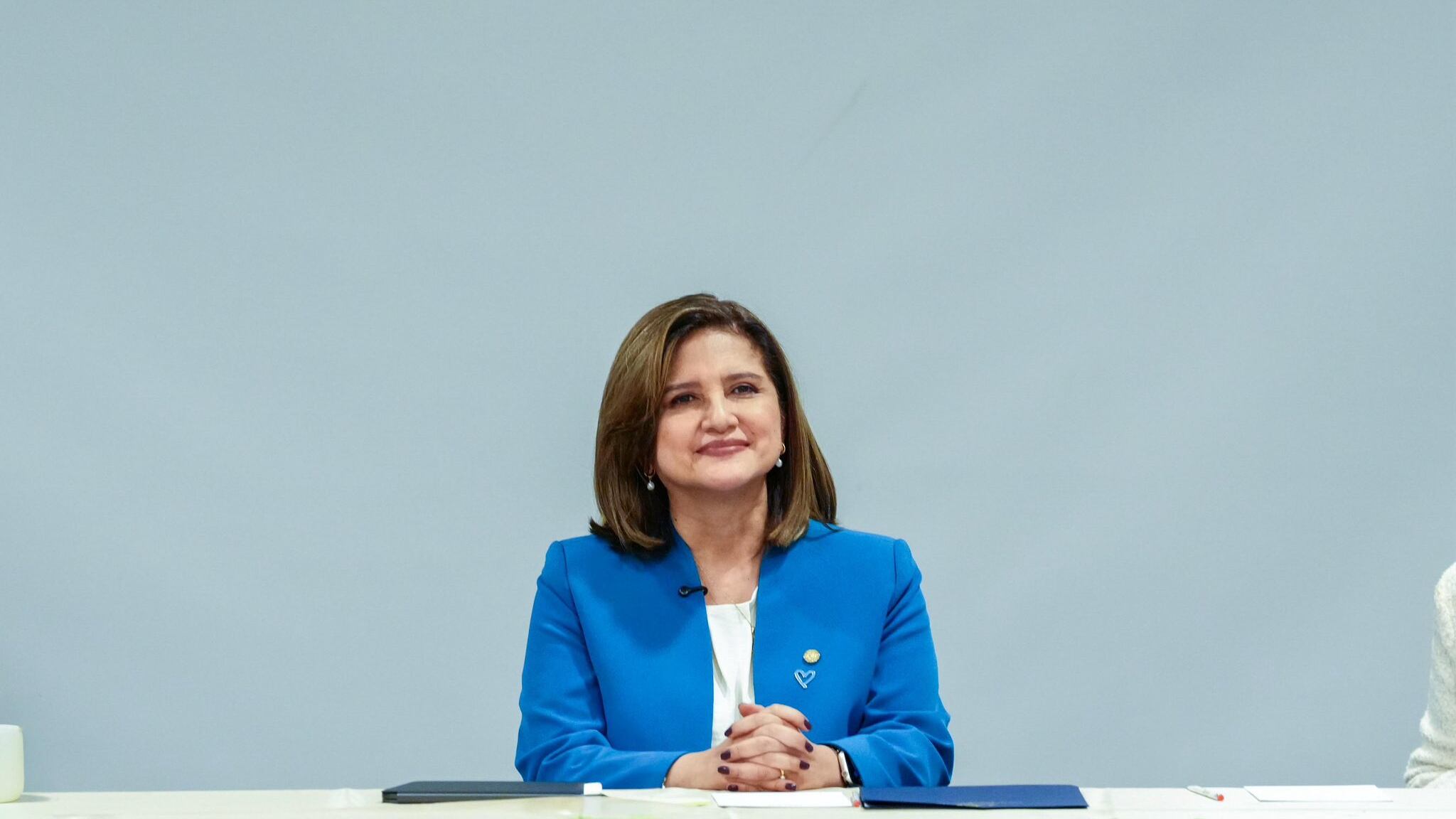 Karin Herrera durante un evento oficial.