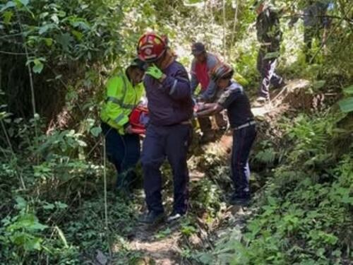 Identifican a mujer que estuvo desaparecida más de 2 días en un barranco
