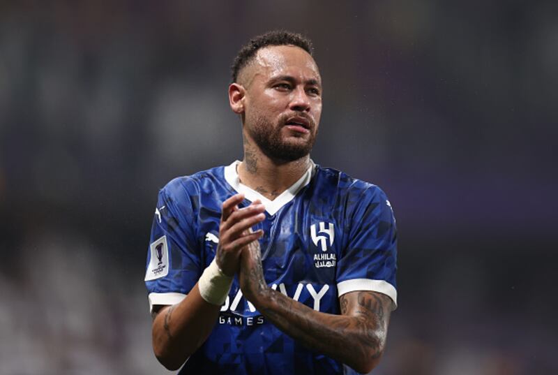 Neymar sufre robo en la liga Saudí.