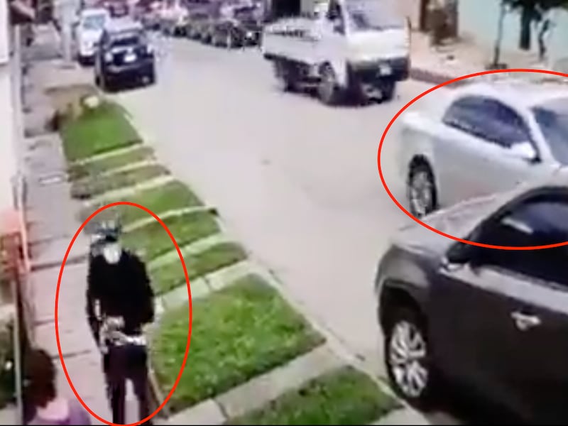 VIDEO. Robacarros sorprende a mujer frente a su casa en Mixco