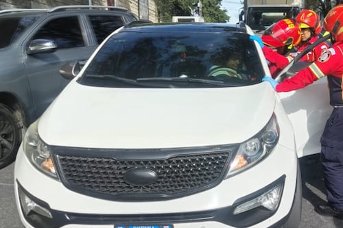 Videos muestran momento posterior al ataque contra conductora en zona 13