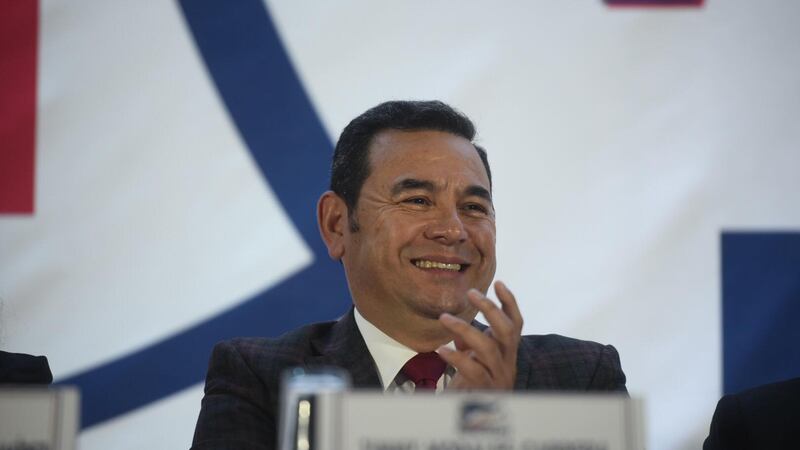 Jimmy Morales es protagonista de la asamblea del partido FCN-Nación
