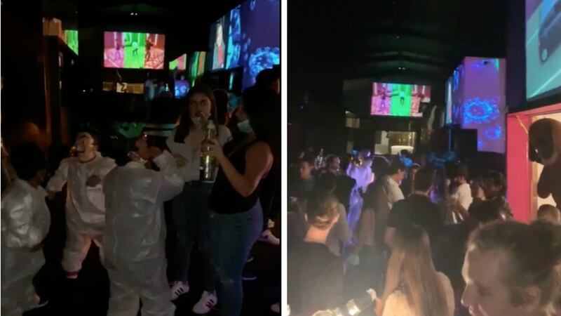 Guatemaltecos repudian fiesta de adolescentes en una tienda de muebles en carretera a El Salvador