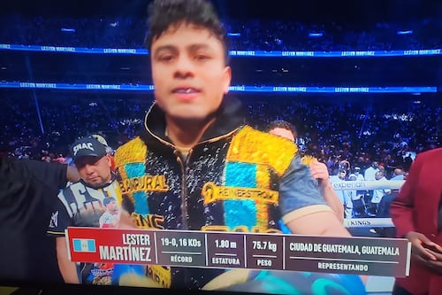 ¡Confirmado! Lester Martínez regresa al ring para marzo 2026