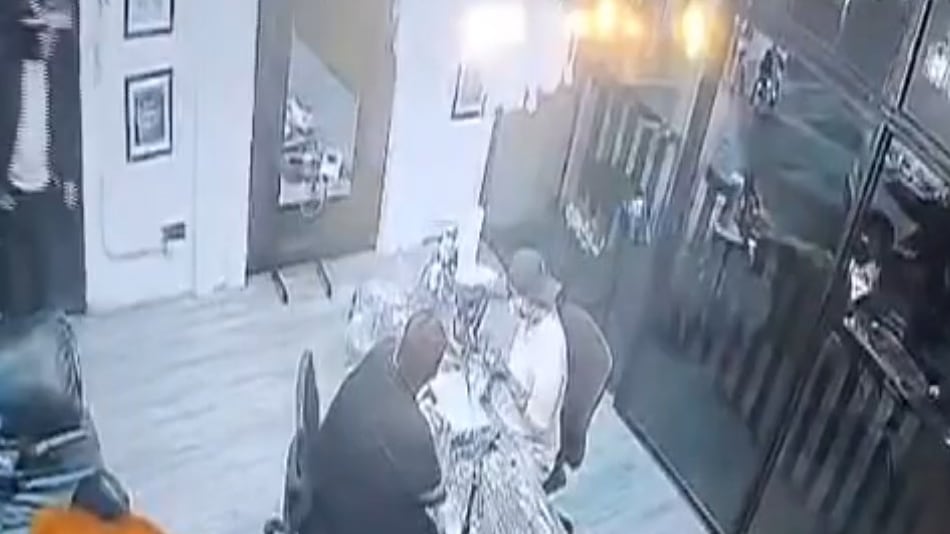 El hecho armado quedó grabado por una cámara de seguridad. Foto: RRSS