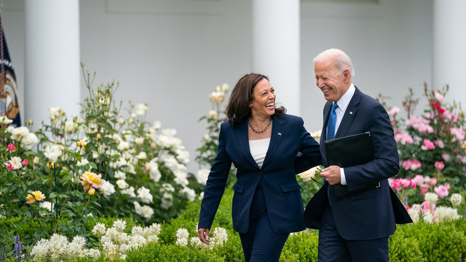 La vicepresidenta de Estados Unidos recibió el apoyo explícito de Joe Biden